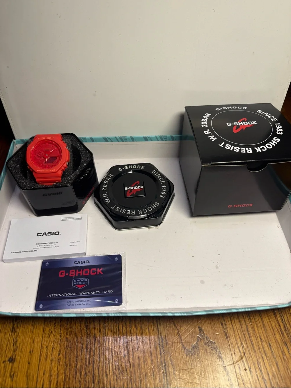 G-Shock Casio All-Red Analog-Digital Sport Watch